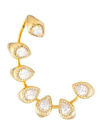 Pre-owned Zimmermann Crystal Ear Cuff In Multicolor
