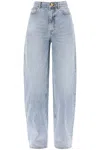 ZIMMERMANN CURVED LEG NATURAL JEANS FOR