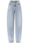 Zimmermann 'curved Leg Natural Jeans For In Celeste