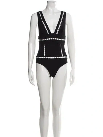 Pre-owned Zimmermann Cutout Accent One-piece In Multi