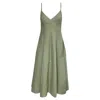 Zimmermann Dancer Picnic Midi Dress In Green Cotton In Green