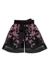 Zimmermann Dawning Beaded Tuck Shorts