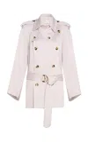 Zimmermann Dawning Cargo Jacket In Purple