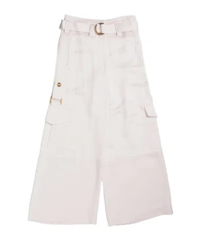 Zimmermann Illuminate Wide-leg Cargo Pants In Multicolor