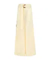 Zimmermann Pants In Yellow Viscose In Lemon