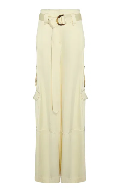 Zimmermann Dawning Cargo Pant In Yellow