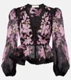 Zimmermann Blusa Dawning In Black