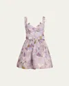 Zimmermann Dawning Mini Dress In Dawning Mini Dress