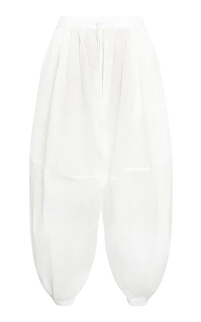 Zimmermann Dawning Paper Harem Pant In Ivory