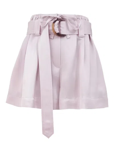 Zimmermann Dawning Skorts In Purple