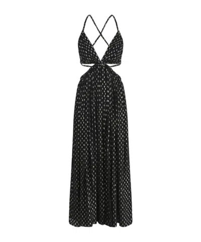 Zimmermann Daylight Cutout Maxi Dress In Black