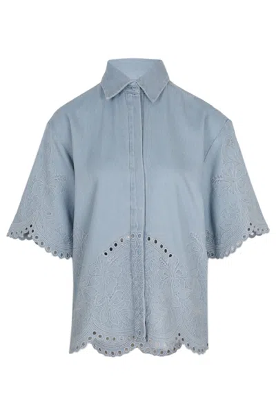 Zimmermann Daylight Denim Shirt In Blue