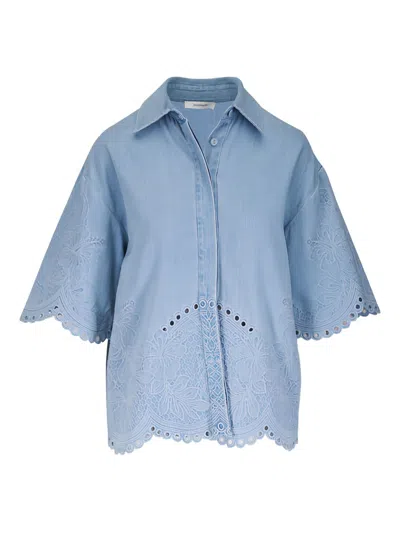Zimmermann Daylight Denim Shirt In Blue