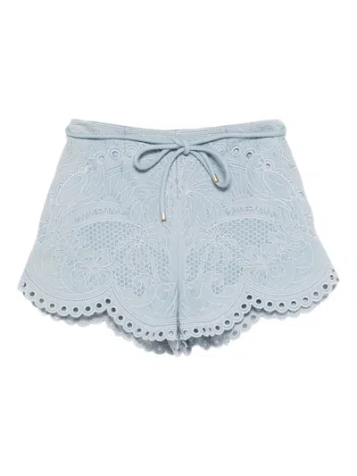 ZIMMERMANN ZIMMERMANN DAYLIGHT DENIM SHORTS