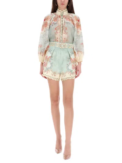 Zimmermann Daylight Linen Tuck Short