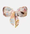 Zimmermann Daylight Printed Bikini Top In Multi