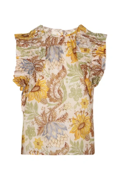 Zimmermann Daylight Sleeveless Top In Multi