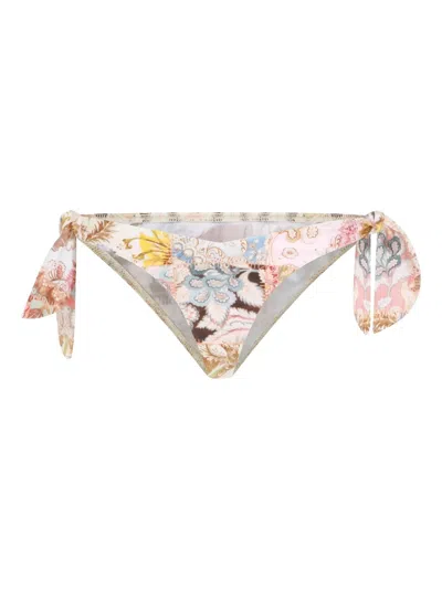 Zimmermann Daylight Tie Bikini Pant In Multi