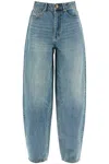 Zimmermann Denim Barrel Sketch Illustr In Blue