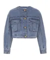 Zimmermann Button-up Denim Jacket In Blue