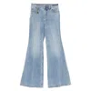 Zimmermann Denim Flared Jeans In Blue
