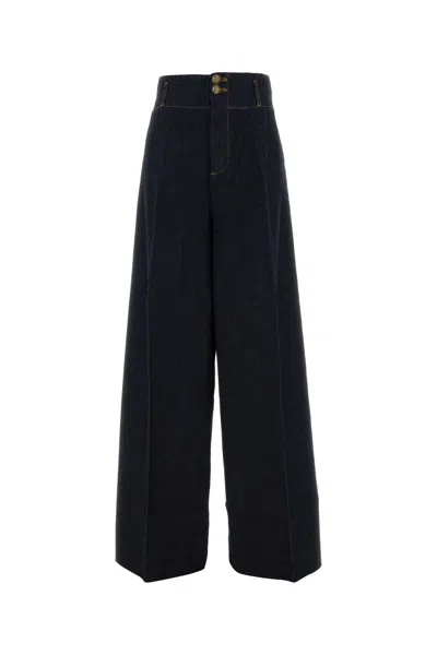 Zimmermann Denim Hypnotic Wide-leg Jeans In Blue