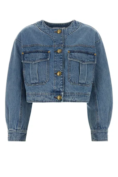 Zimmermann Denim Jacket In Blue
