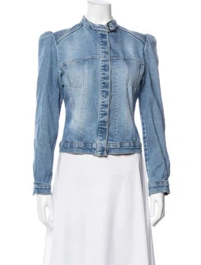 Pre-owned Zimmermann Denim Jacket In Blue