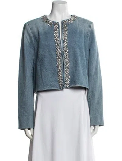 Pre-owned Zimmermann Denim Jacket In Blue