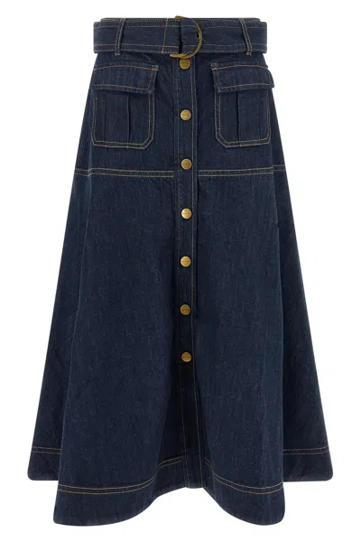 Zimmermann Jeansrock In Blau