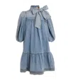 ZIMMERMANN ZIMMERMANN DENIM SMOCK MINI DRESS