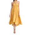 Zimmermann Devi Halterneck Asymmetric Dress In Multi