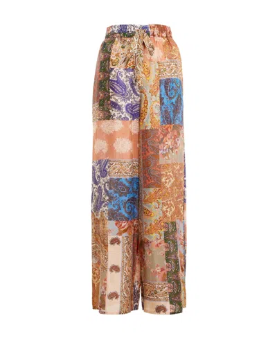 Zimmermann Devi Logo Casual Pants In Nude