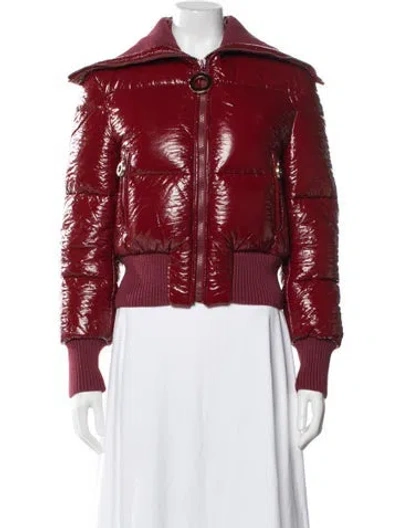 Pre-owned Zimmermann Down Jacket In Red