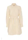 Zimmermann Waist Belt Lace Detail Mini Dress