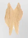 Zimmermann Illuminate Ruffled Georgette Tunic Top In Beige