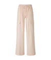 Zimmermann Tranquility Stripe Trousers In Nude