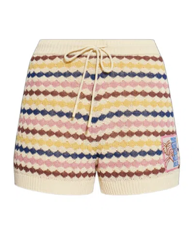 Zimmermann Drawstring Shorts In Multi