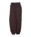 Zimmermann Drawstring Sweatpants In Burgundy
