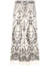 Zimmermann Wide Crush Trousers In Silk Women In Nude & Neutrals