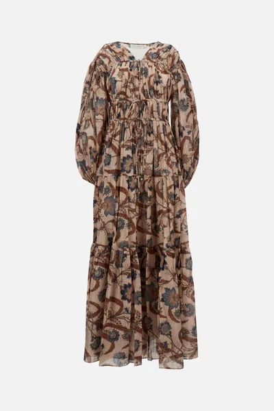 Zimmermann Dress In Brown