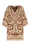 Zimmermann Embroidered Terry Fabric Wylie Mini Dress In Multi