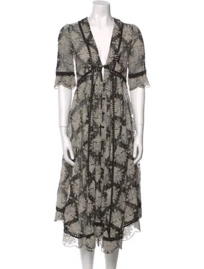 Pre-owned Zimmermann Dress In Black