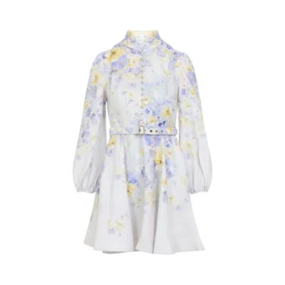 ZIMMERMANN ZIMMERMANN CRUSH BUTTONED MINI DRESS CLOTHING