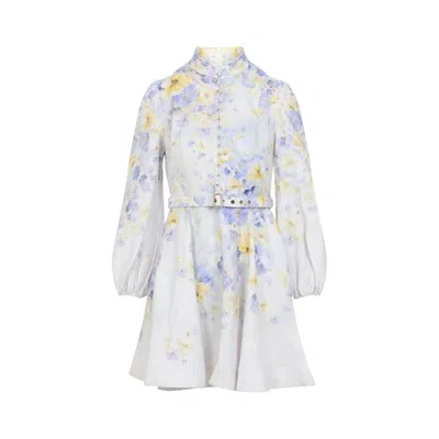 ZIMMERMANN ZIMMERMANN CRUSH BUTTONED MINI DRESS