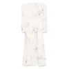 Zimmermann Lucky Linen Midi Dress In White
