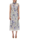 ZIMMERMANN DRESS WITH FLORAL PATTERN