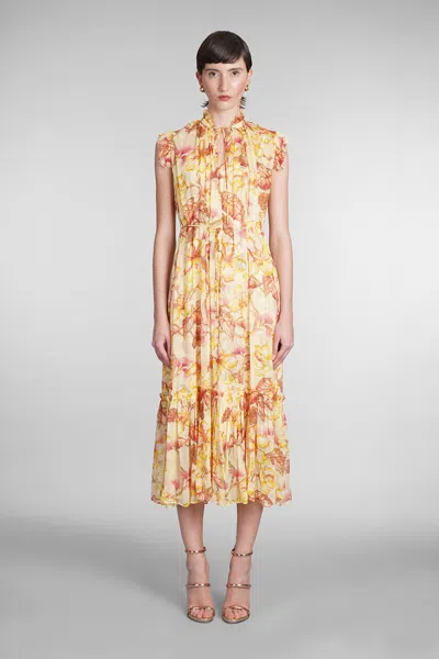 Zimmermann Dress Woman In Yellow Viscose