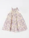 Zimmermann Floral Print Cotton Muslin Dress In Yellow