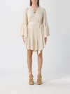 Zimmermann 'coco Pointelle Lace' Dress In Neutral